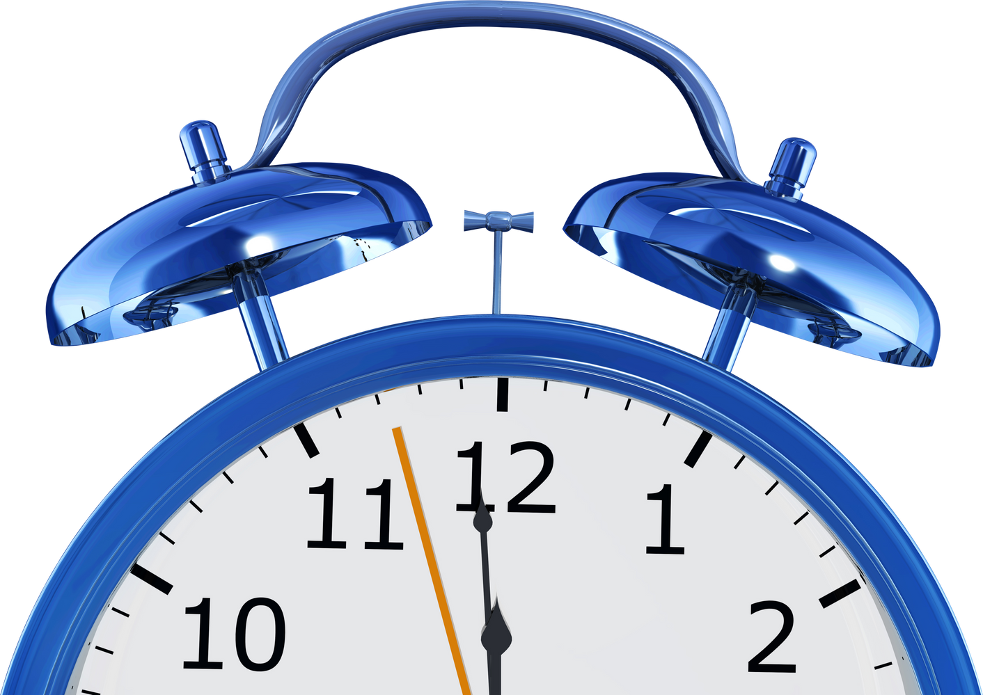 Blue Alarm Clock